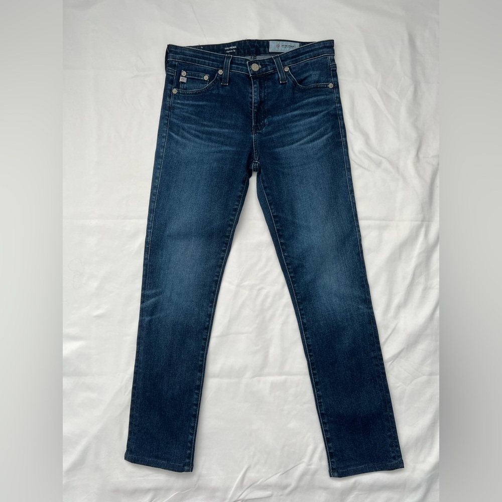 AG Adriano Goldschmied The Prima Cigarette Leg AG-ED Denim Jeans Women’s 26R - Picture 2 of 15